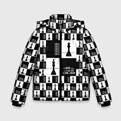 Зимняя куртка для мальчика Шахматы Король и королева 2022