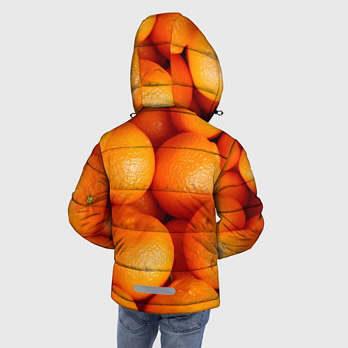 Зимняя куртка для мальчика Мандаринчик чик / 3D-Светло-серый – фото 4