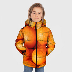 Куртка зимняя для мальчика Мандаринчик чик, цвет: 3D-светло-серый — фото 2