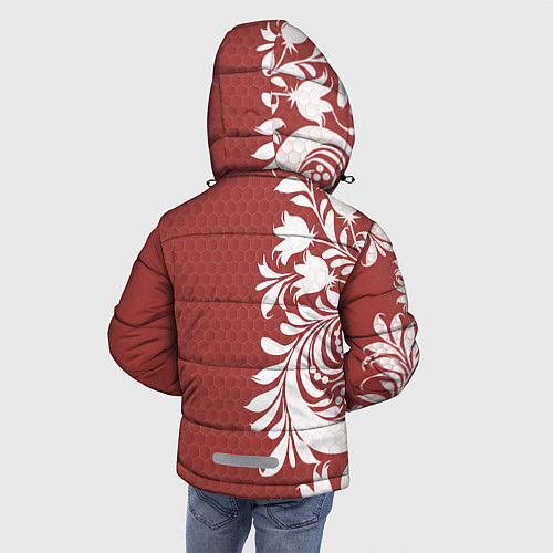Зимняя куртка для мальчика Сборная России / 3D-Светло-серый – фото 4