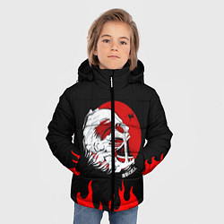 Куртка зимняя для мальчика ATTACK ON TITAN ГОЛОВА ТИТАНА, цвет: 3D-черный — фото 2