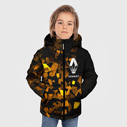 Куртка зимняя для мальчика Renault Осколки стекла, цвет: 3D-светло-серый — фото 2
