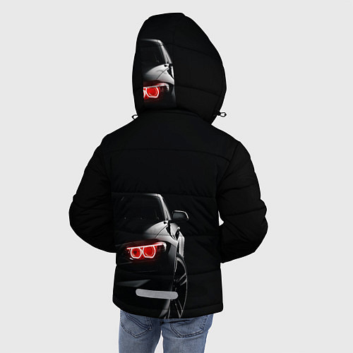 Зимняя куртка для мальчика BMW МИНИМЛ / 3D-Светло-серый – фото 4