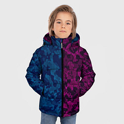Куртка зимняя для мальчика NEON MILITARY НЕОНОВОЕ МИЛИТАРИ, цвет: 3D-черный — фото 2