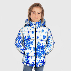 Куртка зимняя для мальчика Белая Зима, цвет: 3D-черный — фото 2