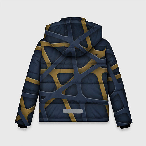 Зимняя куртка для мальчика 3Д абстракция KVIks / 3D-Светло-серый – фото 2
