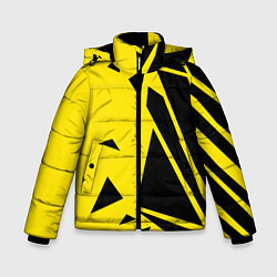 Куртка зимняя для мальчика Цвета победы, цвет: 3D-черный