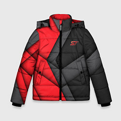 Куртка зимняя для мальчика ST FORD спина, цвет: 3D-красный