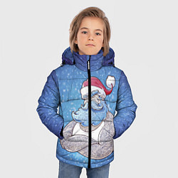 Куртка зимняя для мальчика BAD SANTA ПЛОХОЙ САНТА, цвет: 3D-светло-серый — фото 2