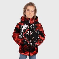 Куртка зимняя для мальчика Poppy Playtime: Flame Fire, цвет: 3D-черный — фото 2