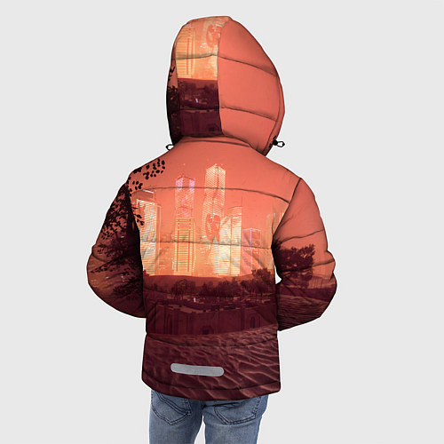 Зимняя куртка для мальчика Battlefield 2042 - Песочные часы / 3D-Светло-серый – фото 4