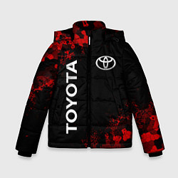 Зимняя куртка для мальчика TOYOTA MILITARY PIXEL BLACK RED