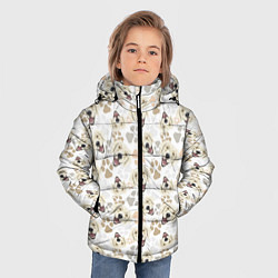 Куртка зимняя для мальчика Лабрадор Золотистый Ретривер, цвет: 3D-светло-серый — фото 2
