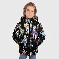 Куртка зимняя для мальчика GENSHIN IMPACT ПЕРСОНАЖИ ИГРЫ HEROES, цвет: 3D-черный — фото 2