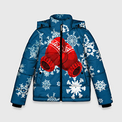 Куртка зимняя для мальчика ЗИНИИ ПЕРЧАТКИ ОТ ХОЛОДА, цвет: 3D-черный