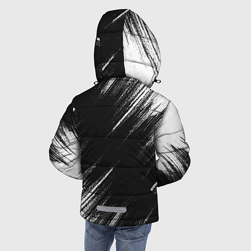 Зимняя куртка для мальчика ЧАЙЛЬД ТАРТАЛЬЯ / 3D-Светло-серый – фото 4