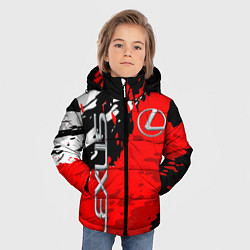 Куртка зимняя для мальчика LEXUS ЛЕКСУС БРЫЗГИ ГРАНЖ, цвет: 3D-светло-серый — фото 2