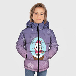 Куртка зимняя для мальчика Happy New Year 2022 Сat 3, цвет: 3D-красный — фото 2