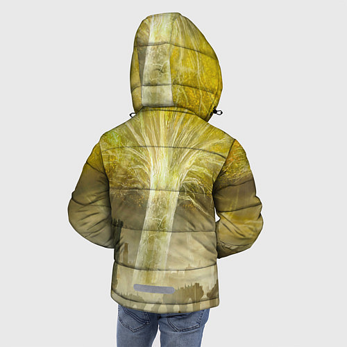 Зимняя куртка для мальчика Elden Ring - междуземье / 3D-Светло-серый – фото 4