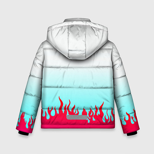 Зимняя куртка для мальчика Розовый огонь / 3D-Красный – фото 2