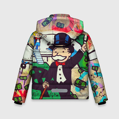 Зимняя куртка для мальчика Alec Monopoly ART / 3D-Красный – фото 2