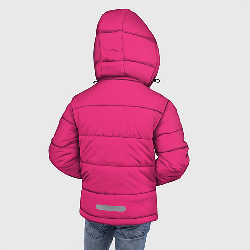 Зимняя куртка для мальчика Mr Beast Gaming Full Print Pink edition / 3D-Светло-серый – фото 4
