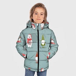 Куртка зимняя для мальчика Новый Гoд, цвет: 3D-черный — фото 2