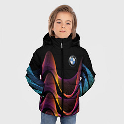 Куртка зимняя для мальчика BMW world exhibition 2021, цвет: 3D-светло-серый — фото 2