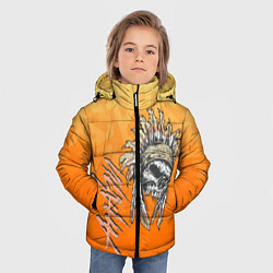 Куртка зимняя для мальчика Краснокожий, цвет: 3D-красный — фото 2