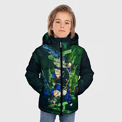 Куртка зимняя для мальчика Аста Черный клевер Black clover, цвет: 3D-черный — фото 2