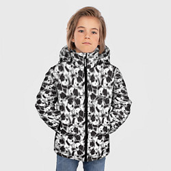 Куртка зимняя для мальчика Щенки Французского Бульдога Френчи, цвет: 3D-светло-серый — фото 2