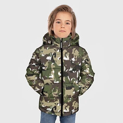 Куртка зимняя для мальчика Камуфляж из Собак Camouflage, цвет: 3D-светло-серый — фото 2
