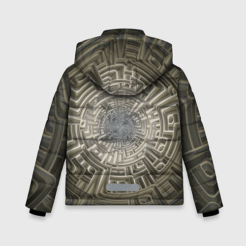 Зимняя куртка для мальчика Коллекция Journey Вниз по спирали 599-2 / 3D-Светло-серый – фото 2