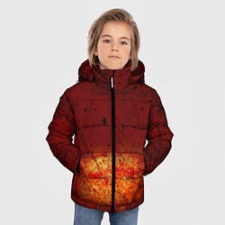 Куртка зимняя для мальчика Взрыв на Марсе, цвет: 3D-светло-серый — фото 2
