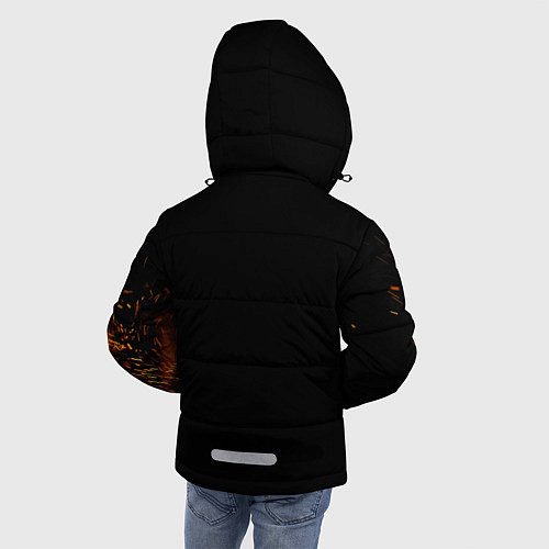 Зимняя куртка для мальчика Darkest Dungeon Fish and Bones / 3D-Светло-серый – фото 4