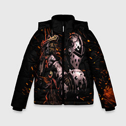 Куртка зимняя для мальчика Darkest Dungeon Fish and Bones, цвет: 3D-светло-серый