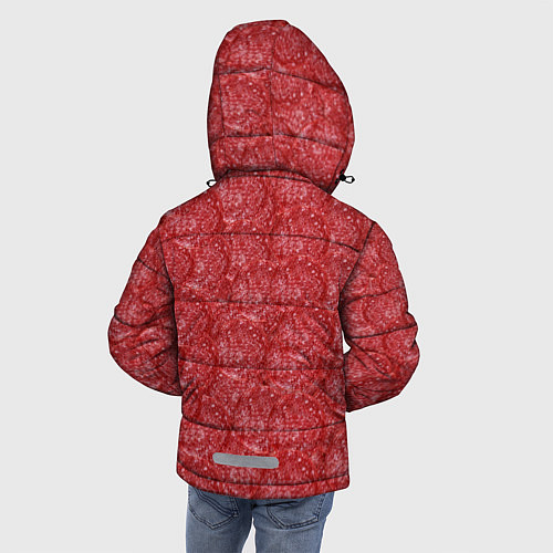 Зимняя куртка для мальчика Деловая Колбаса Салями / 3D-Светло-серый – фото 4