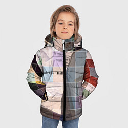 Куртка зимняя для мальчика Сальвадор дали Арлекин, цвет: 3D-красный — фото 2