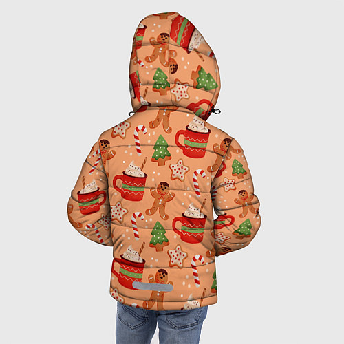 Зимняя куртка для мальчика ИМБИРНЫЕ ПЕЧЕНЬКИ 2022 / 3D-Светло-серый – фото 4