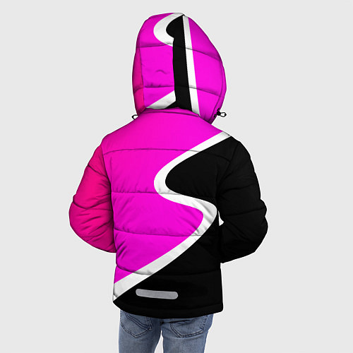 Зимняя куртка для мальчика K-pop БТС Логотип / 3D-Светло-серый – фото 4