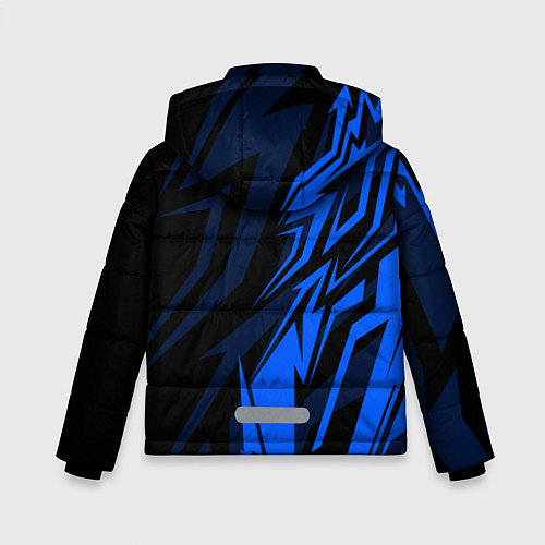 Зимняя куртка для мальчика БМВ Узор / 3D-Красный – фото 2