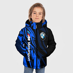 Куртка зимняя для мальчика БМВ Узор, цвет: 3D-красный — фото 2