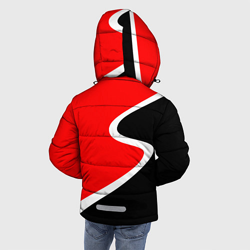 Зимняя куртка для мальчика МАНЧЕСТЕР ЮНАЙТЕД Логотип / 3D-Светло-серый – фото 4