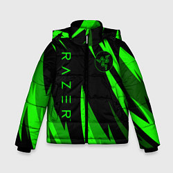 Куртка зимняя для мальчика RAZER GREEN, цвет: 3D-черный