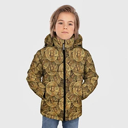Куртка зимняя для мальчика Bitcoins, цвет: 3D-черный — фото 2