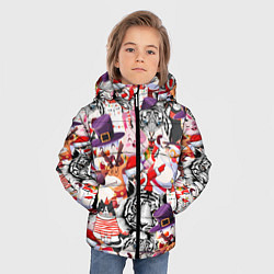 Куртка зимняя для мальчика НОВОГОДНИЕ ПЕРСОНАЖИ 2022 НОВЫЙ ГОД, цвет: 3D-черный — фото 2