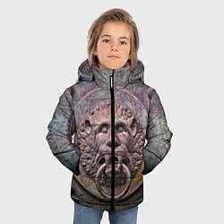 Куртка зимняя для мальчика Lion gate, цвет: 3D-светло-серый — фото 2