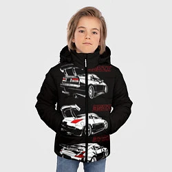 Куртка зимняя для мальчика NISSAN 300 ZX 350Z 370Z JDM STYLE, цвет: 3D-черный — фото 2