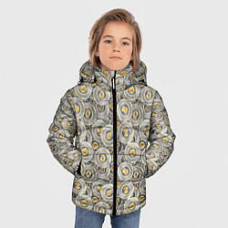 Куртка зимняя для мальчика Разная Криптовалюта, цвет: 3D-светло-серый — фото 2