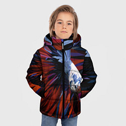 Куртка зимняя для мальчика Рыбка, исполняющая желания, цвет: 3D-красный — фото 2